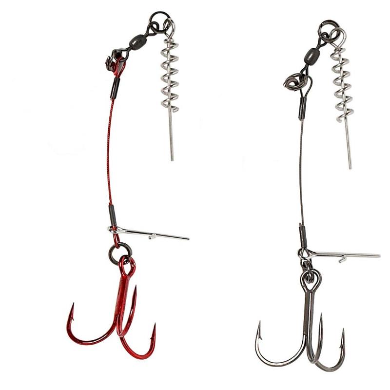 Savage Gear Corkscrew Stinger #3/0 Carbon49, 31kg, 2 stk