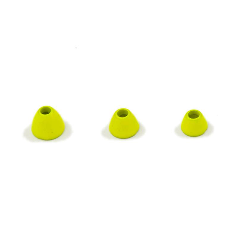 FITS Tungsten Cones Fl. Yellow S Frödin Flies
