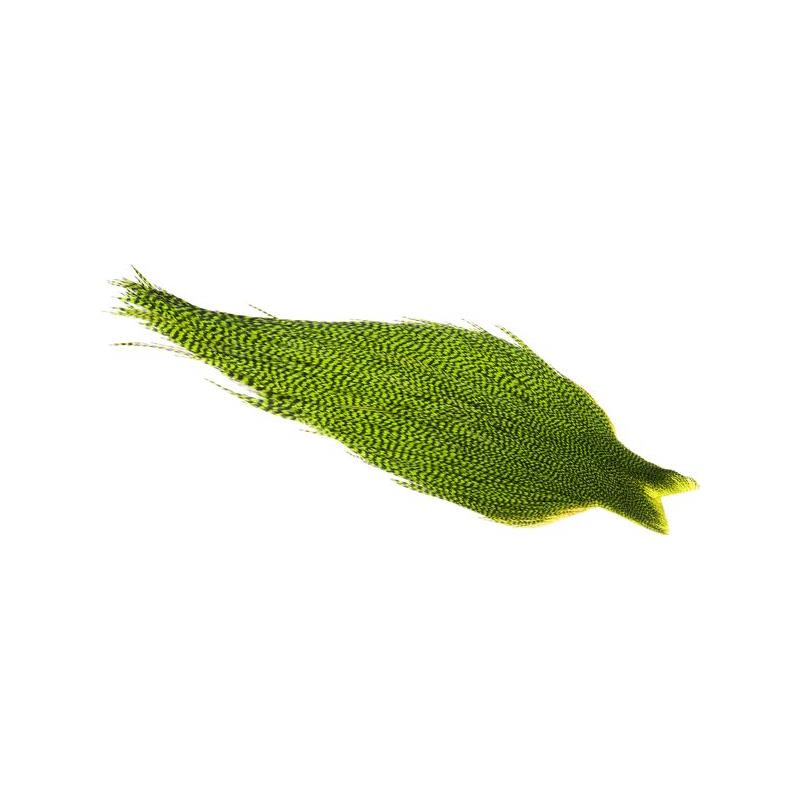 Whiting High & Dry Cape - Grizzly/Fl.GCH Grizzly/Fluo Green Chartreuse