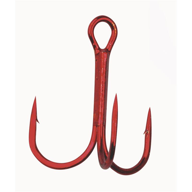Gamakatsu TR 13R, Red #6 Treblekrok, 10 stk