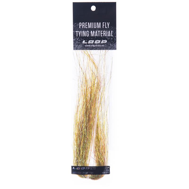 Loop SW Angel Hair 2g - Kola Gold Perfekt til saltvannsfluer!