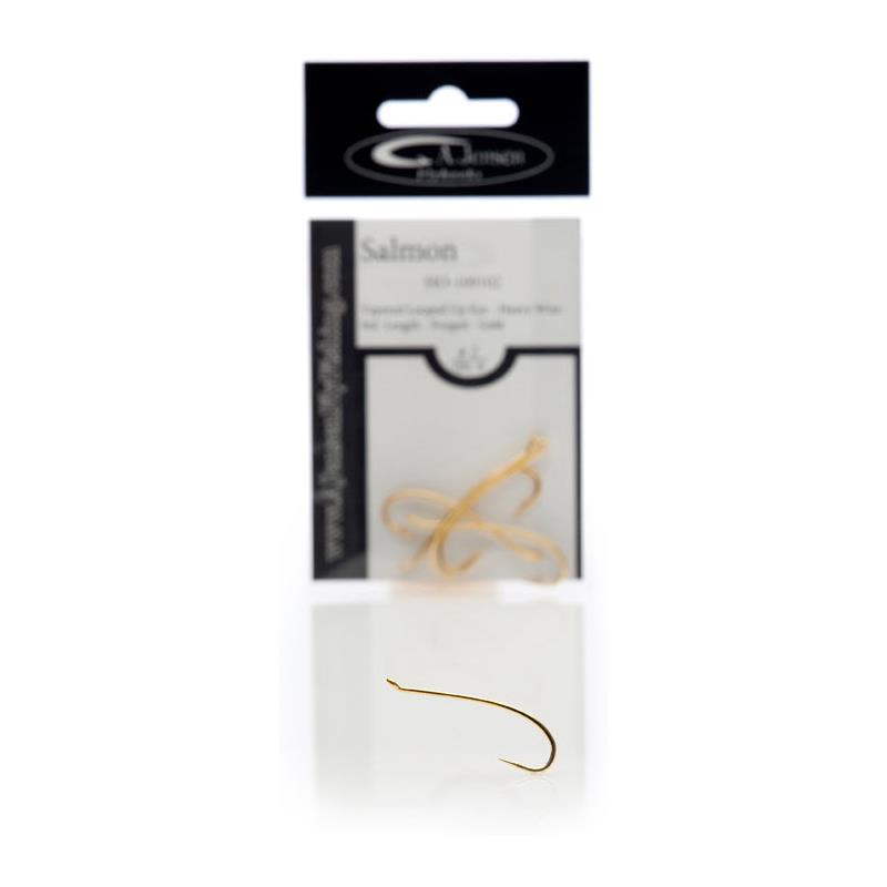 A.Jensen Salmon Single Gold #8 Laksekrok enkel - 6 stk