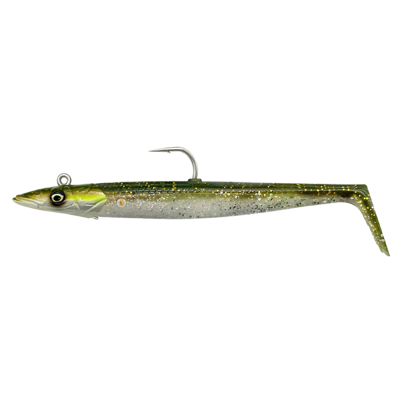 Savage Gear Sandeel V2 14cm 33g Green Silver