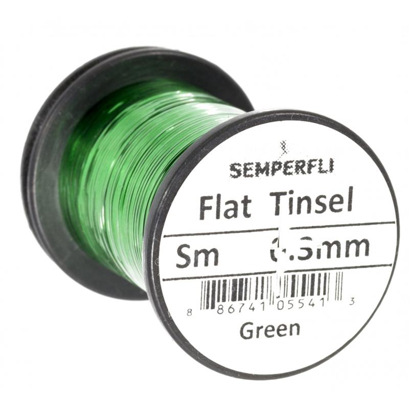Semperfli Flat Tinsel Green Small