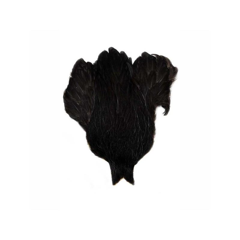 Feathermaster Rooster Cape Black Black