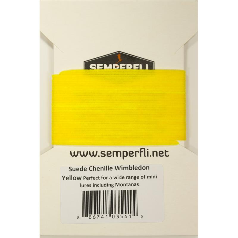 Semperfli Suede Chenille Fl. Wimbledon Yellow