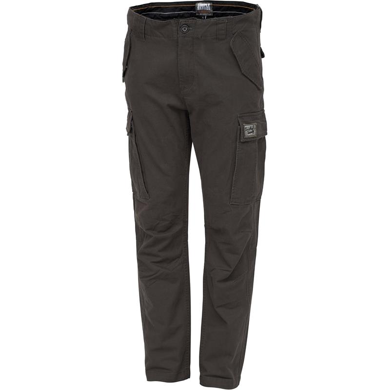 Savage Gear Cargo Trousers M Gråbrun - Simply Savage