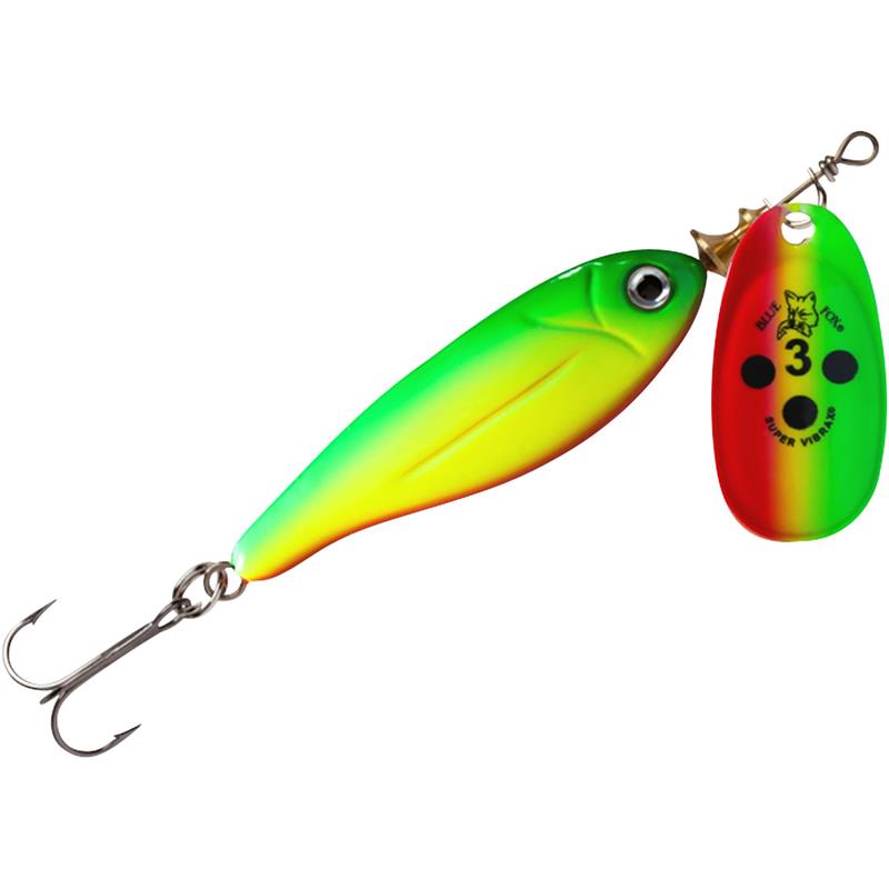Vibrax Minnow Super 13g GYR Kjøp 8 spinnere få en gratis slukboks
