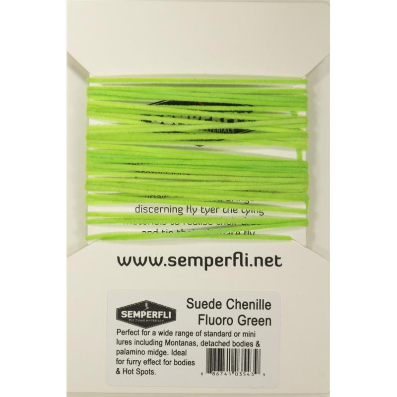 Semperfli Suede Chenille Fl. Rhyacophilia Green