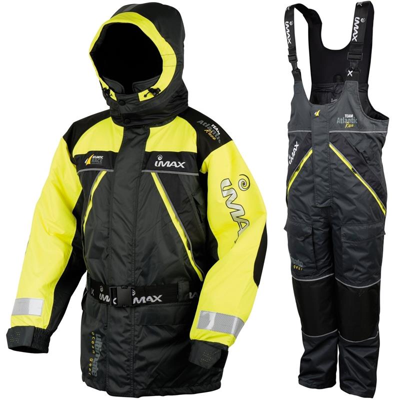 Imax Atlantic Race flytedress 2-delt XL Sort og gul, Pustende