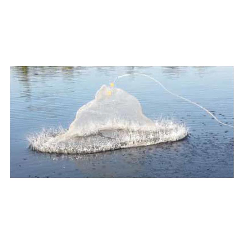 Kastenett 2,8m , 8mm masker Casting Net, Garn