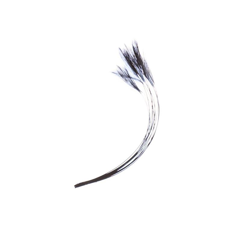 Stripped Hackle Quills - Black Veniard