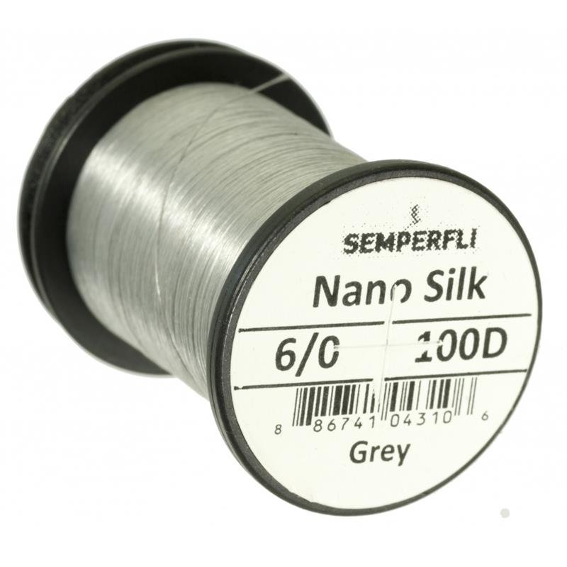 Semperfli Nano Silk Predator 100D 6/0 Grey