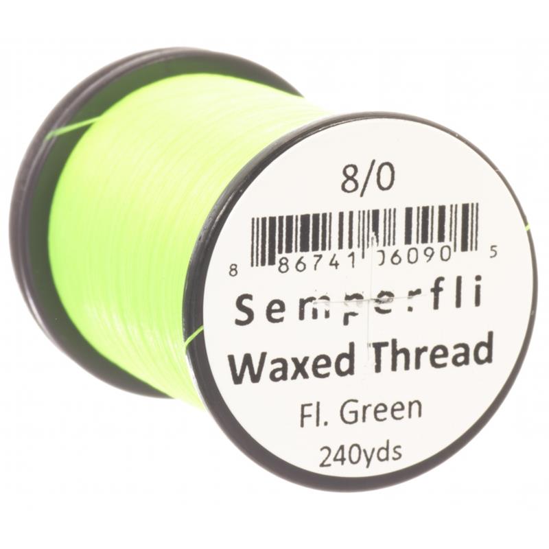 Semperfli Classic Waxed Thread Fluoro Yellow 8/0