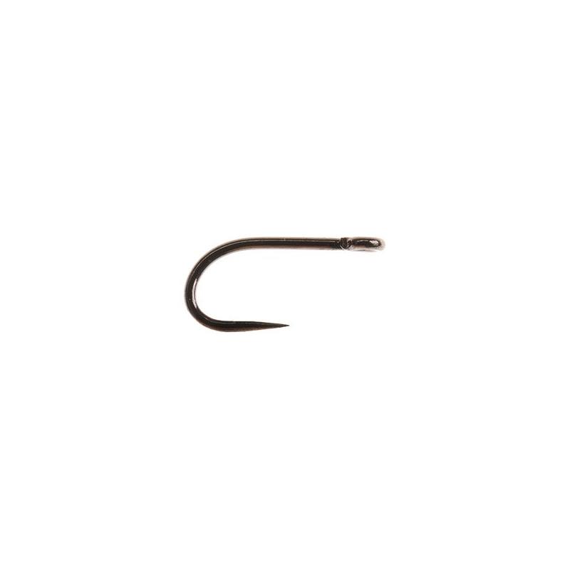 Ahrex FW507 Dry Fly Mini #22 Barbless - Sort finish - 24 stk