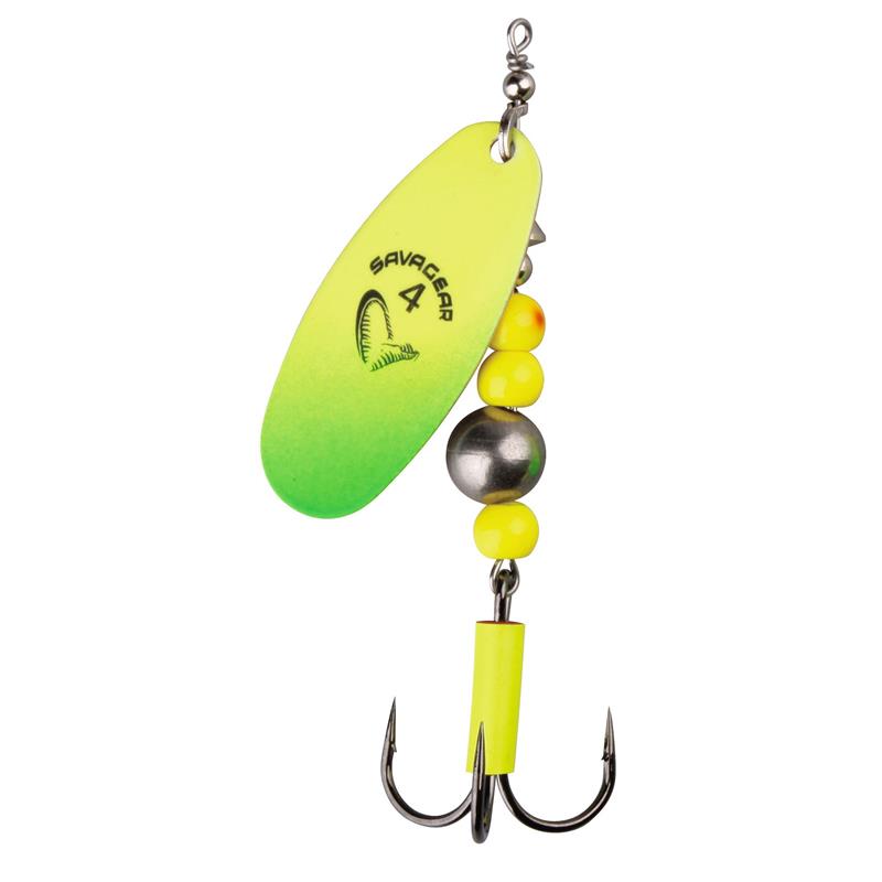 Savage Gear Caviar Spinner 14g Fluo Yellow Chartreuse