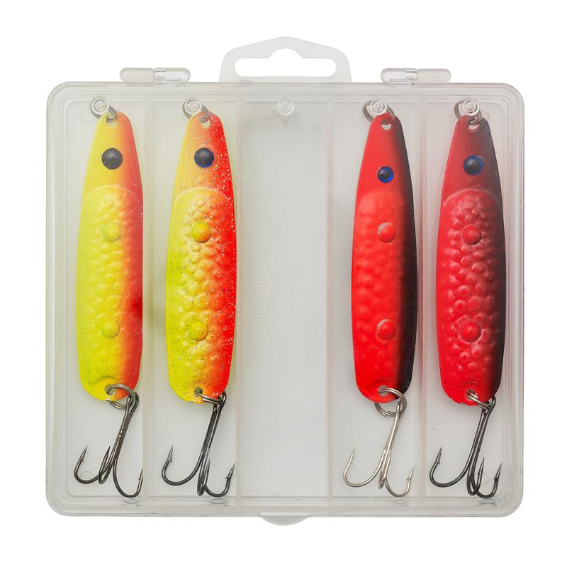 Kinetic Råå Pilken Rainbow 40/60g Sluksett 4-pack