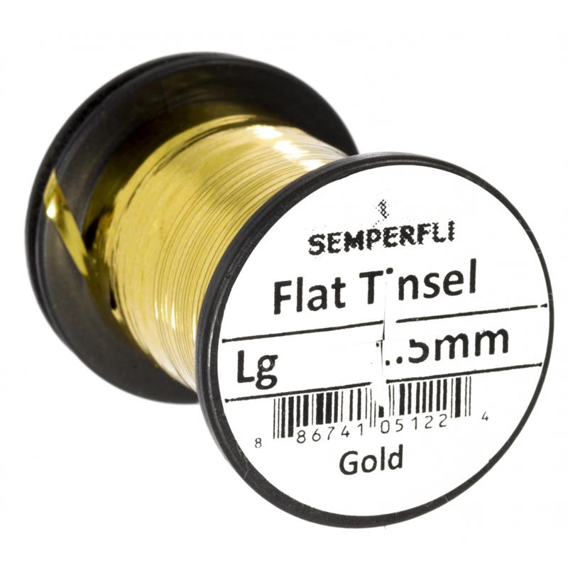 Semperfli Flat Tinsel Gold Large