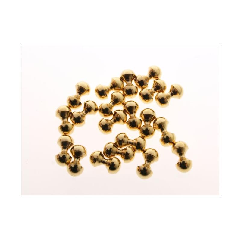 Twin Eyes - Gold 4mm. The Fly Co