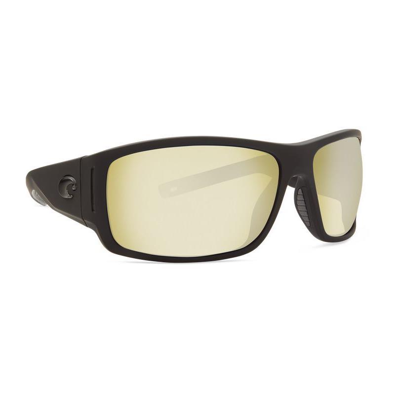 Costa Del Mar - Cape Matte Black Ultra Silver Mirror Sunrise 580P (plast)