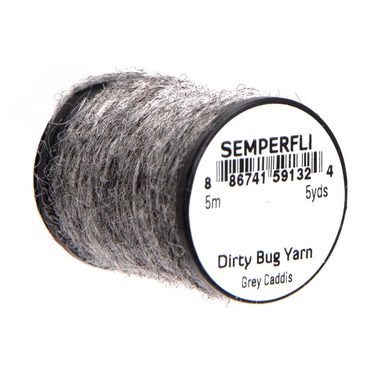 Semperfli Dirty Bug Yarn Grey Caddis