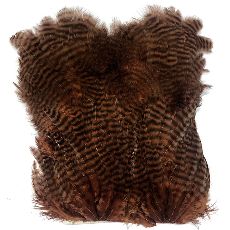 Softhackle patch Grizzly Ginger