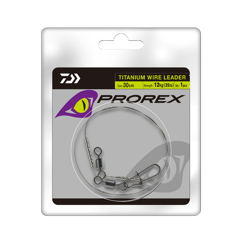 Daiwa Prorex Titanium Wire Leader 30cm 40lbs