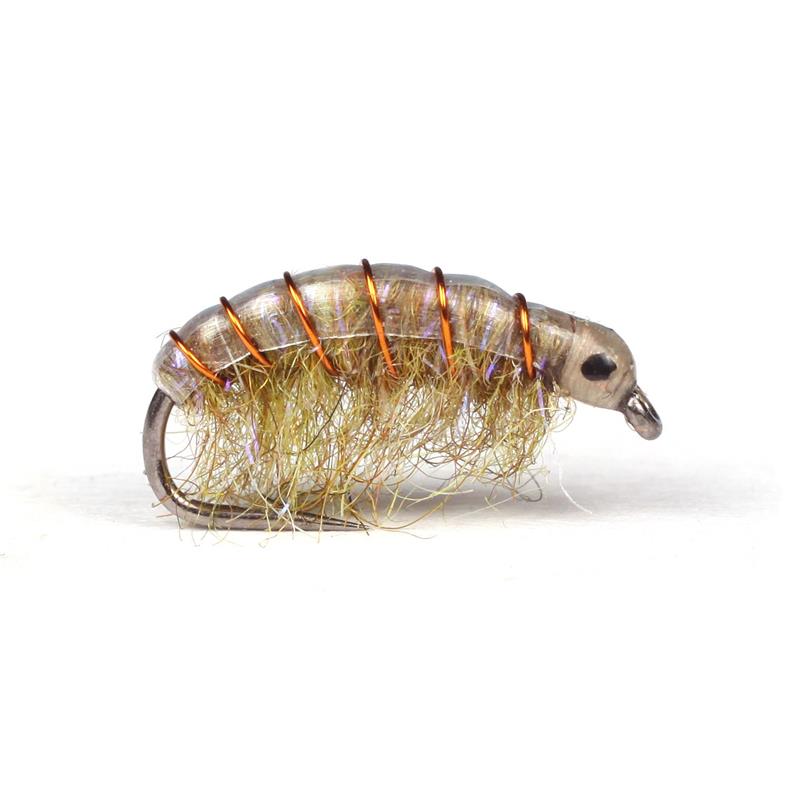 UV Gammarus Olive #8 Kvalitetsfluer fra kjente leverandører