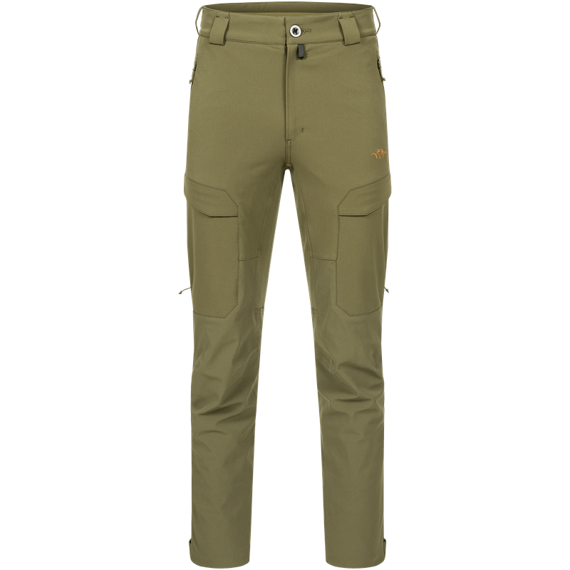 Blaser Men's Charger Pants 48 Dark Olive Vanntett og vindtett jaktbukse