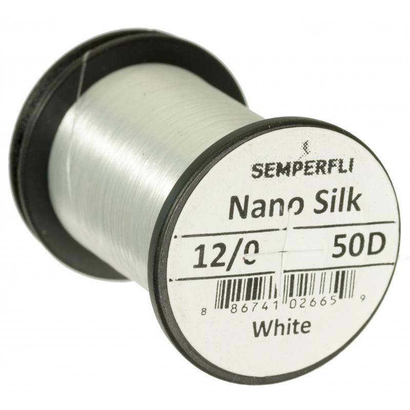 Semperfli Nano Silk 50D 12/0 White