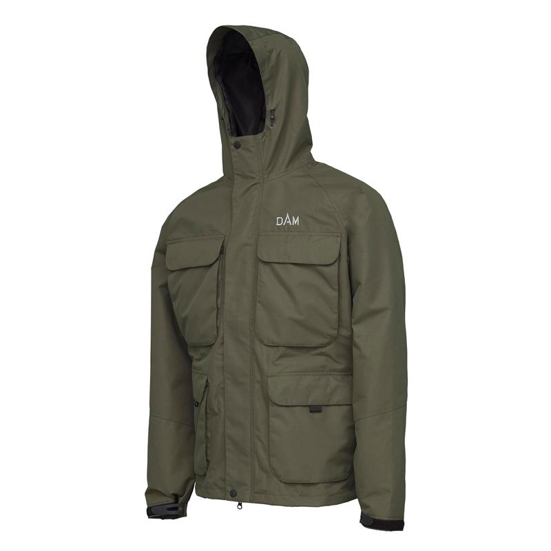 DAM Manitoba Fishing Jacket XL Vannavisende membran jakke