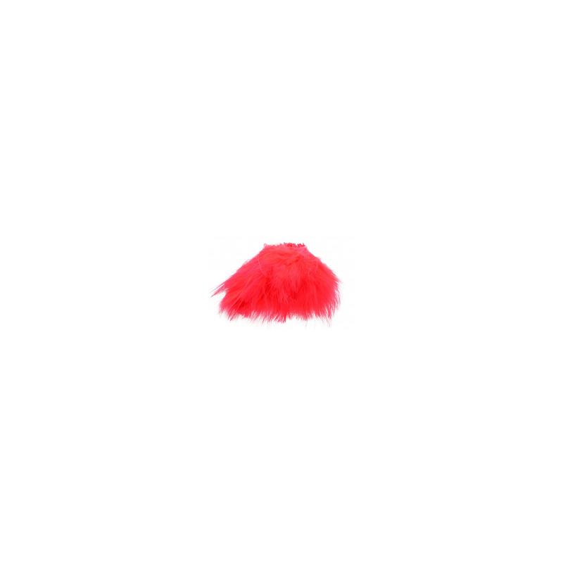 Marabou Fluo Red Store fjær