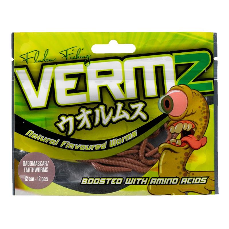 Fladen Vermz earthworm 12 cm 12-pk