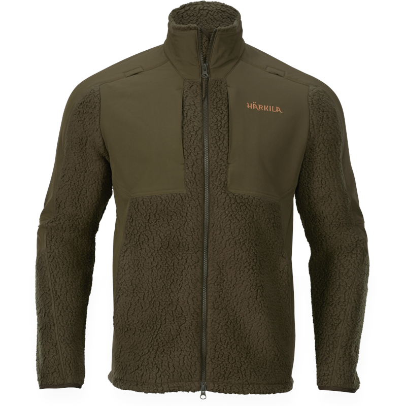 Härkila Polar fleecejakke 3XL Varm og myk, Willow Green