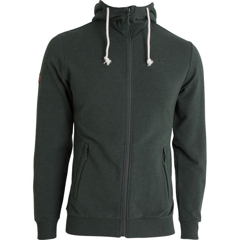 Tufte Hoodie Jacket XL Hettejakke, Deep Forest Melange/Phantom