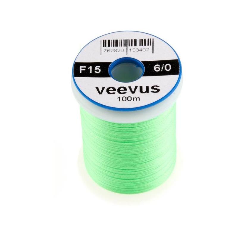 Veevus bindetråd 6/0 - Fluo Green Råsterk, lett å splitte