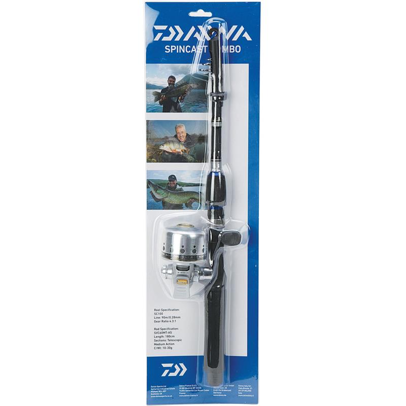 Daiwa Silvercast Tele Set 1,8m 10-30g Ypperlig startsett!