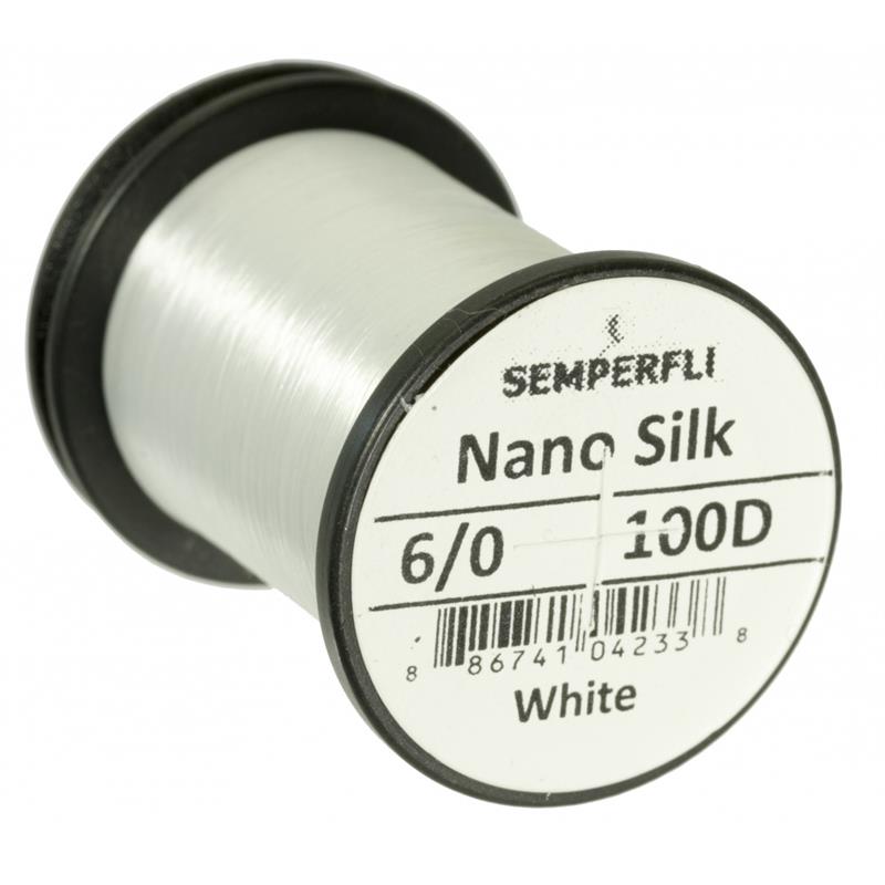 Semperfli Nano Silk Predator 100D 6/0 White