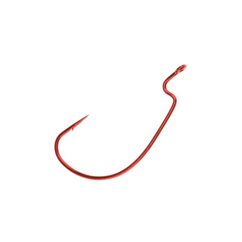 Owner J Light Hook Offset Red #2/0 Pakker á 6stk