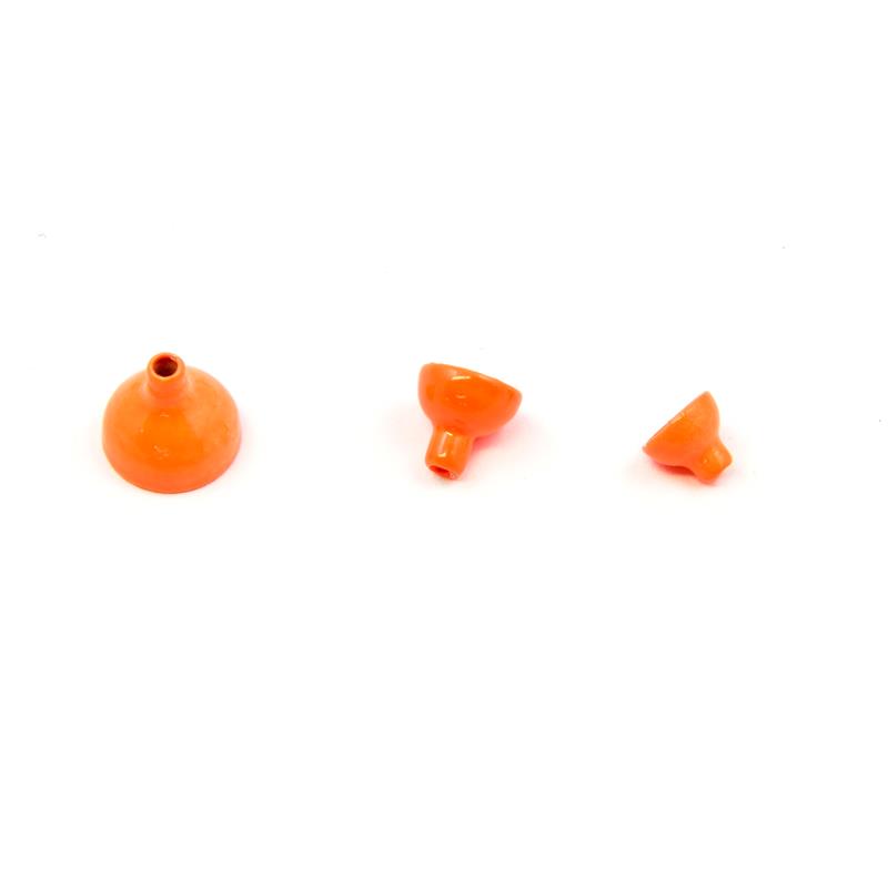 FITS Brass Turbo Tubes Fl. Orange L Frödin Flies