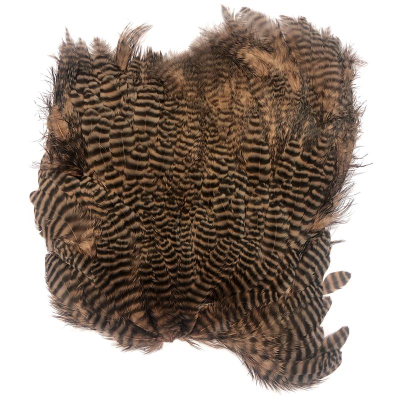 Softhackle patch Grizzly Tan