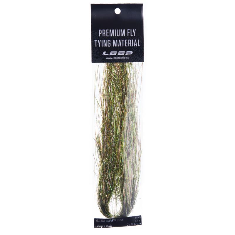 Loop Flash 2,5g - Gaula Green Ekstra lange fibre (20cm)