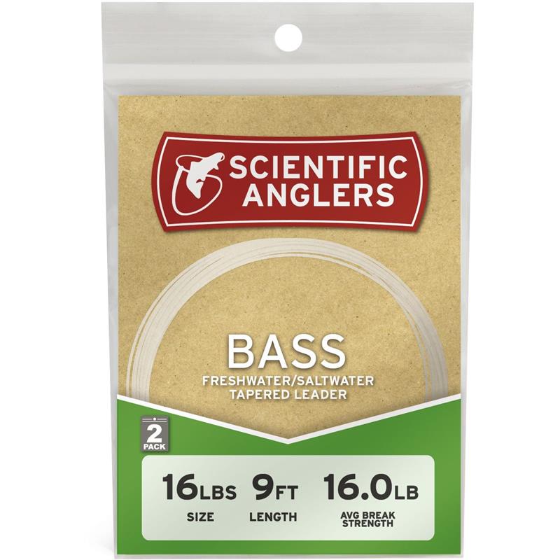 SA Bass Leader 9' 8# / 0,20mm 2-pack