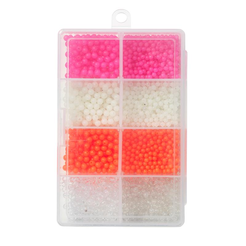 Kinetic Inline Beads Kit Flytekuler, Pink/Fluo/Glow/Clear