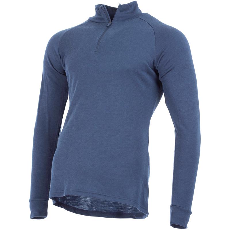 MoveOn Ullvarp Trøye Zip Hals Marine M Marine