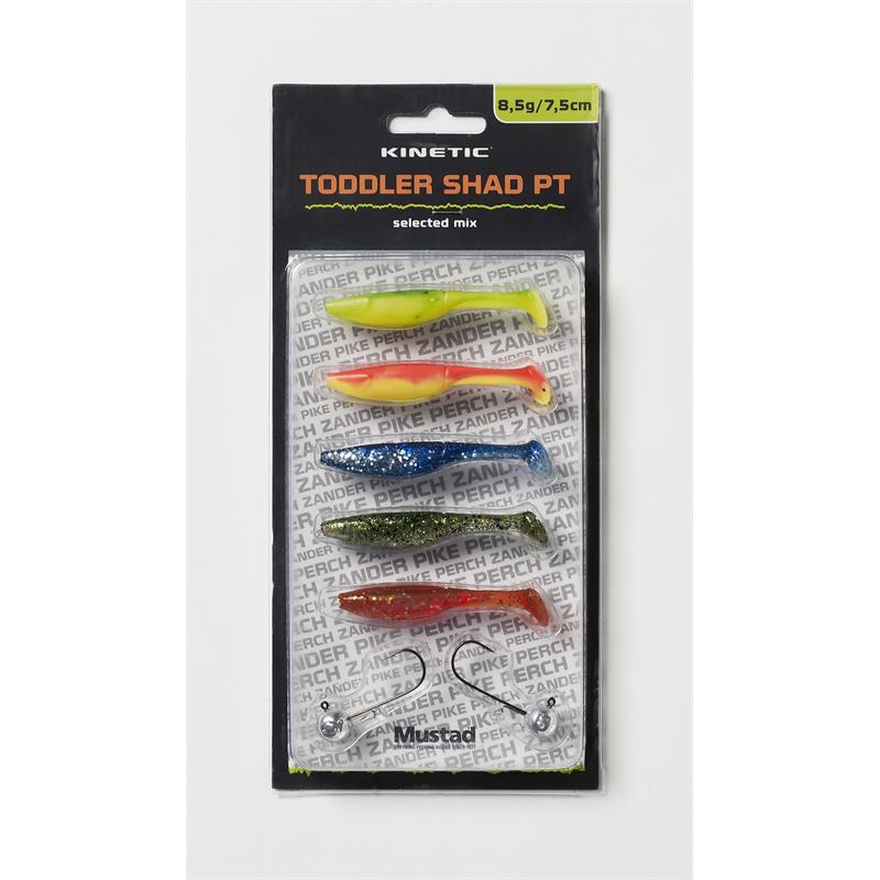 Kinetic Toddler Shad PT Jigg Kit 8,5g Selected Mix