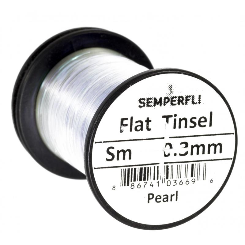 Semperfli Flat Tinsel Pearl Small