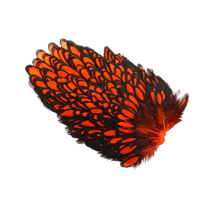 Whiting American Hen Saddle Orange