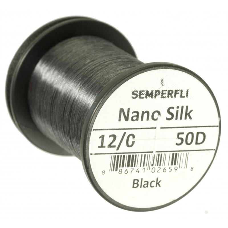 Semperfli Nano Silk 50D 12/0 Black