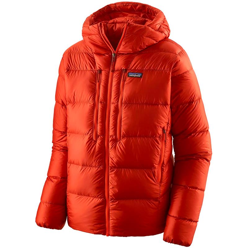 Patagonia Fitz Roy Down Hoody XL Hot Ember